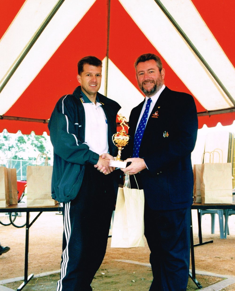 Fun Run trophy presentation