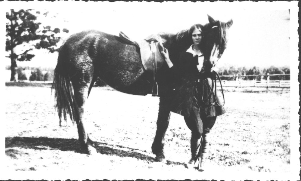 Girl with horse, Bungarribee Estate