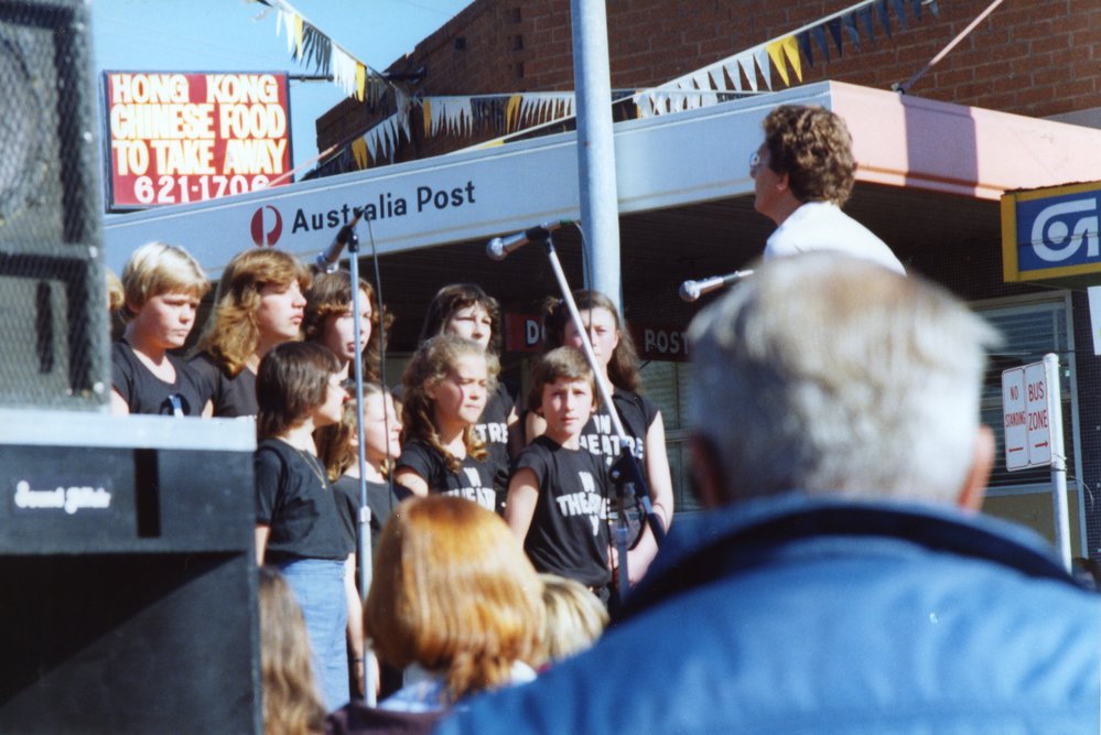 Group from the Way Theatre at Doonside Festival