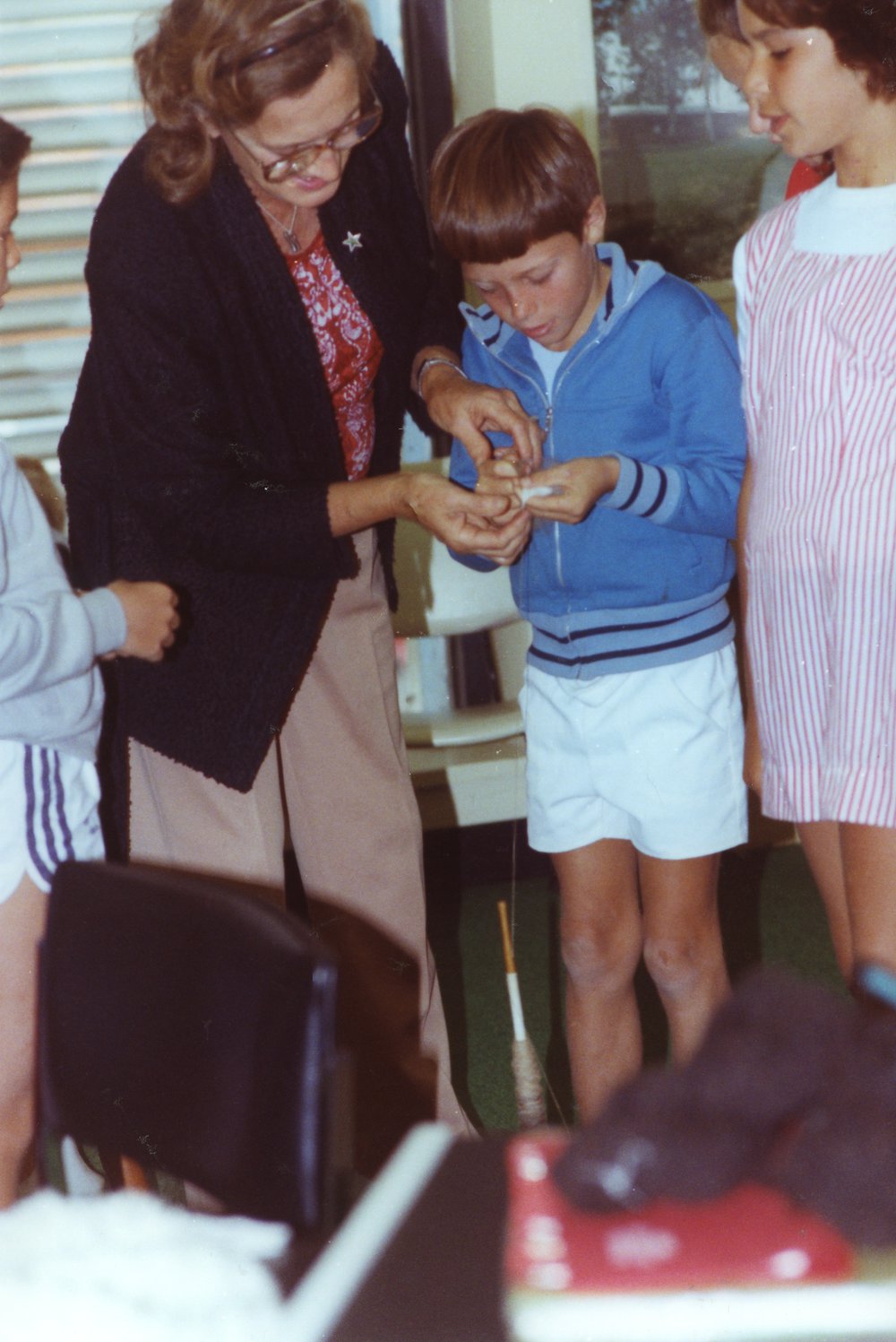 Hand spinning demonstration