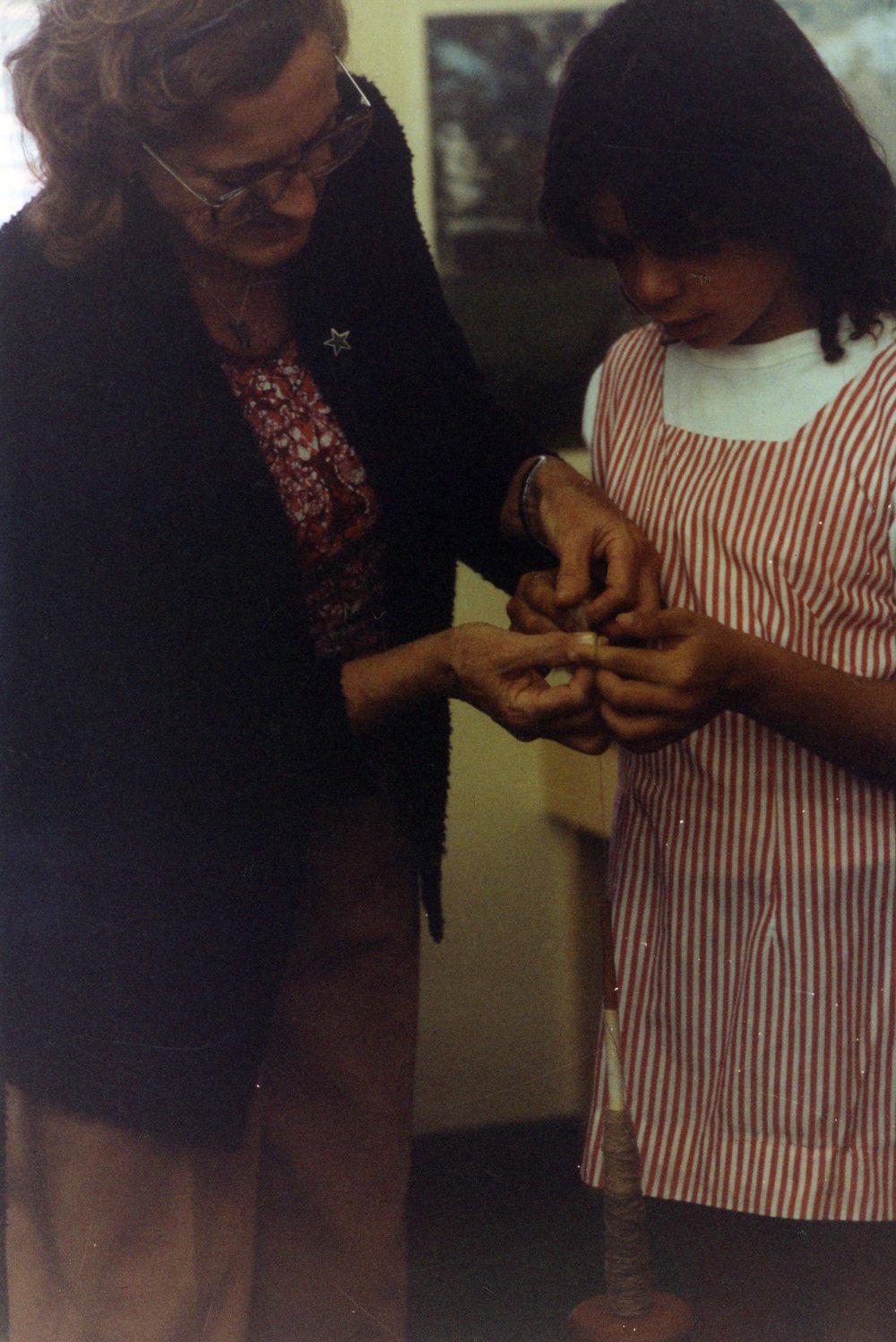 Handcraft demonstration