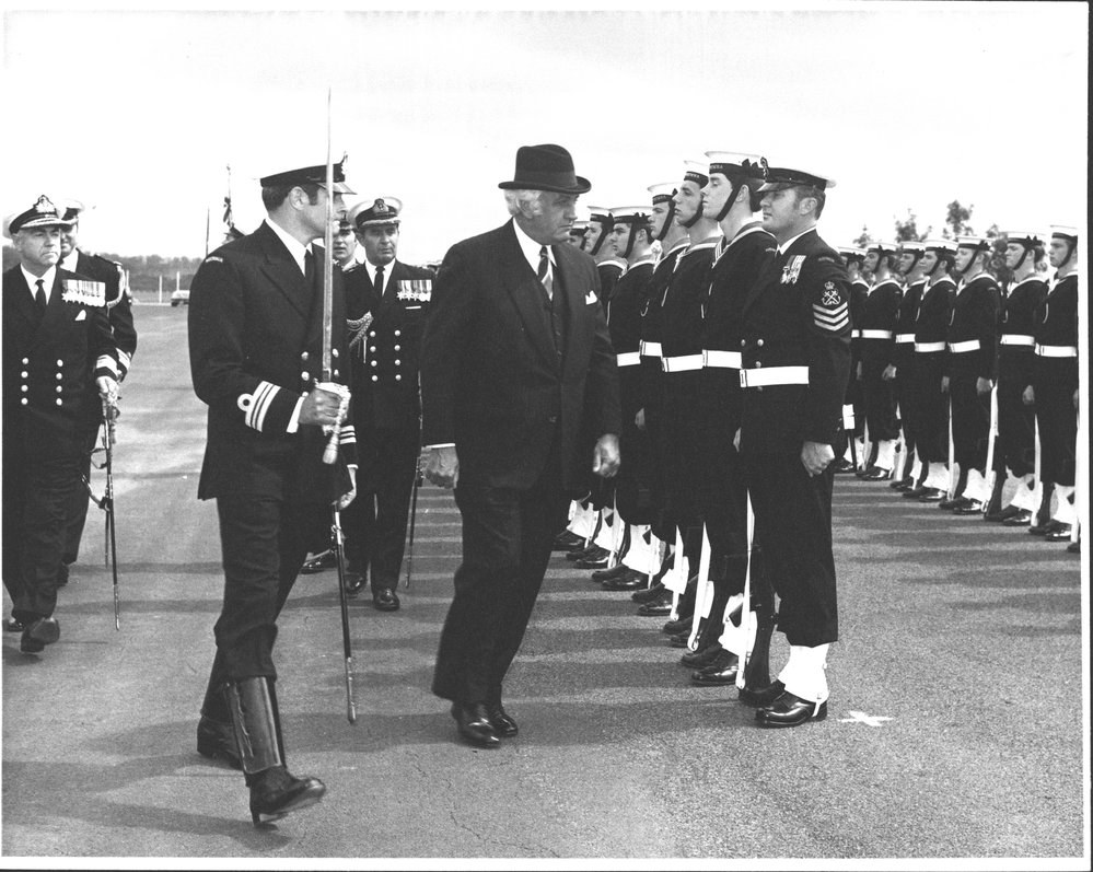 HMAS Nirimba passing out parade, 1975