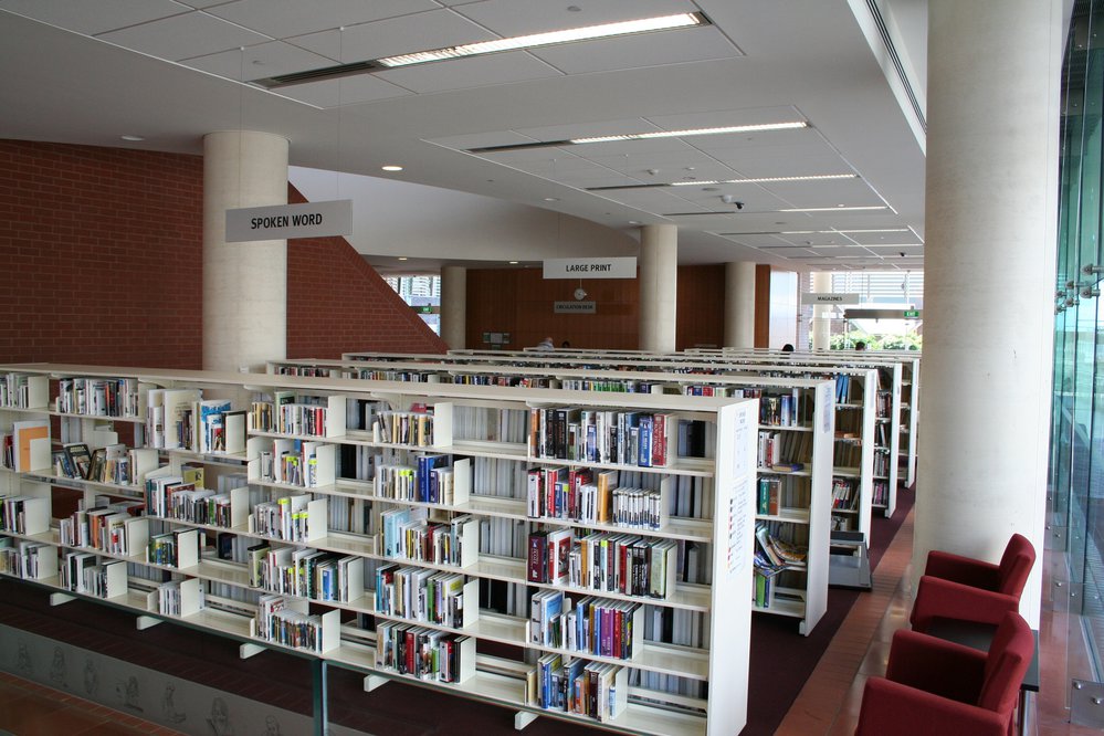 Interior Max Webber Library. | Blacktown Memories