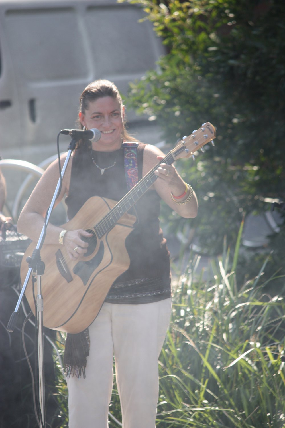 Jacinta Tobin at the Echoes of Blacktown official opening, 2009