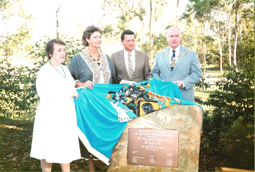 Jim Lynch Memorial Garden, Nurragingy Reserve, Doonside, 1987