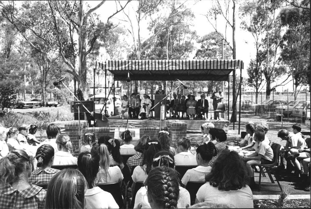 John Paul II Memorial Garden, Francis Park, Blacktown, 1987