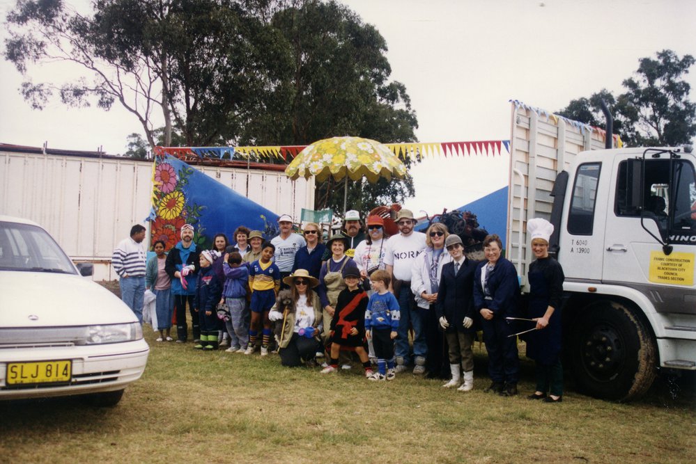 Library float in the Blacktown City Festival parade