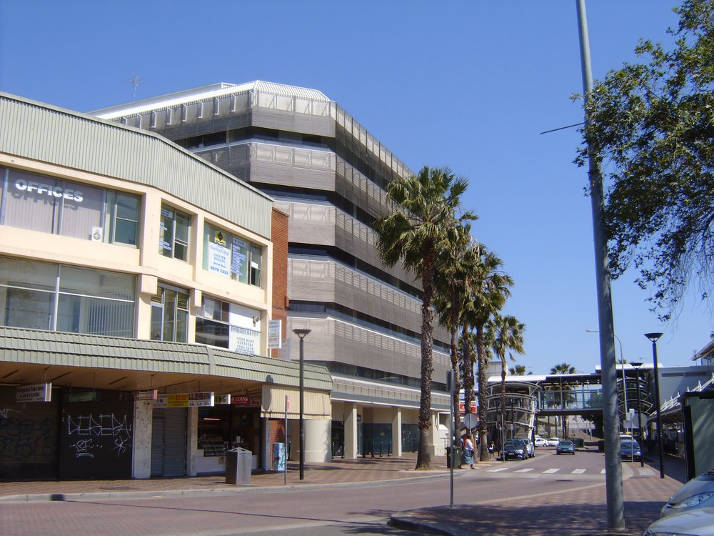 Main Street looking west from Flushcombe Road, Blacktown