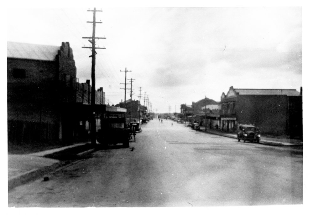 Main Street, Blacktown in the 1940s