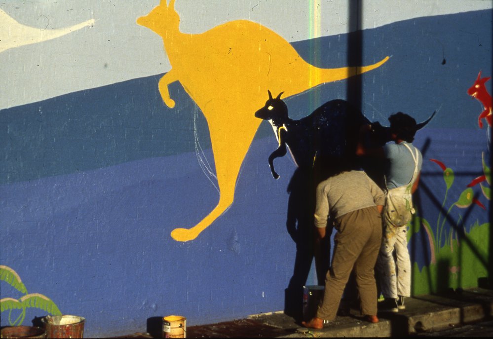 Max Webber Library Blacktown, mural