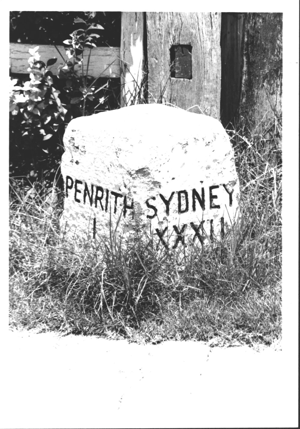 Milestones,  Great Western Highway, near Penrith