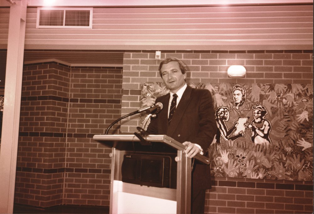 Official opening of Colebee Centre, Nurragingy Reserve, 1988