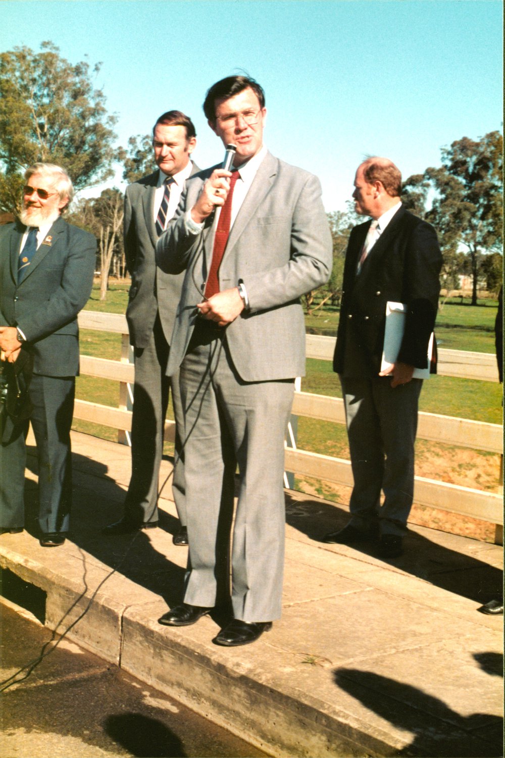 Official opening of Richmond Road Bridge over Eastern Creek, Dean Park