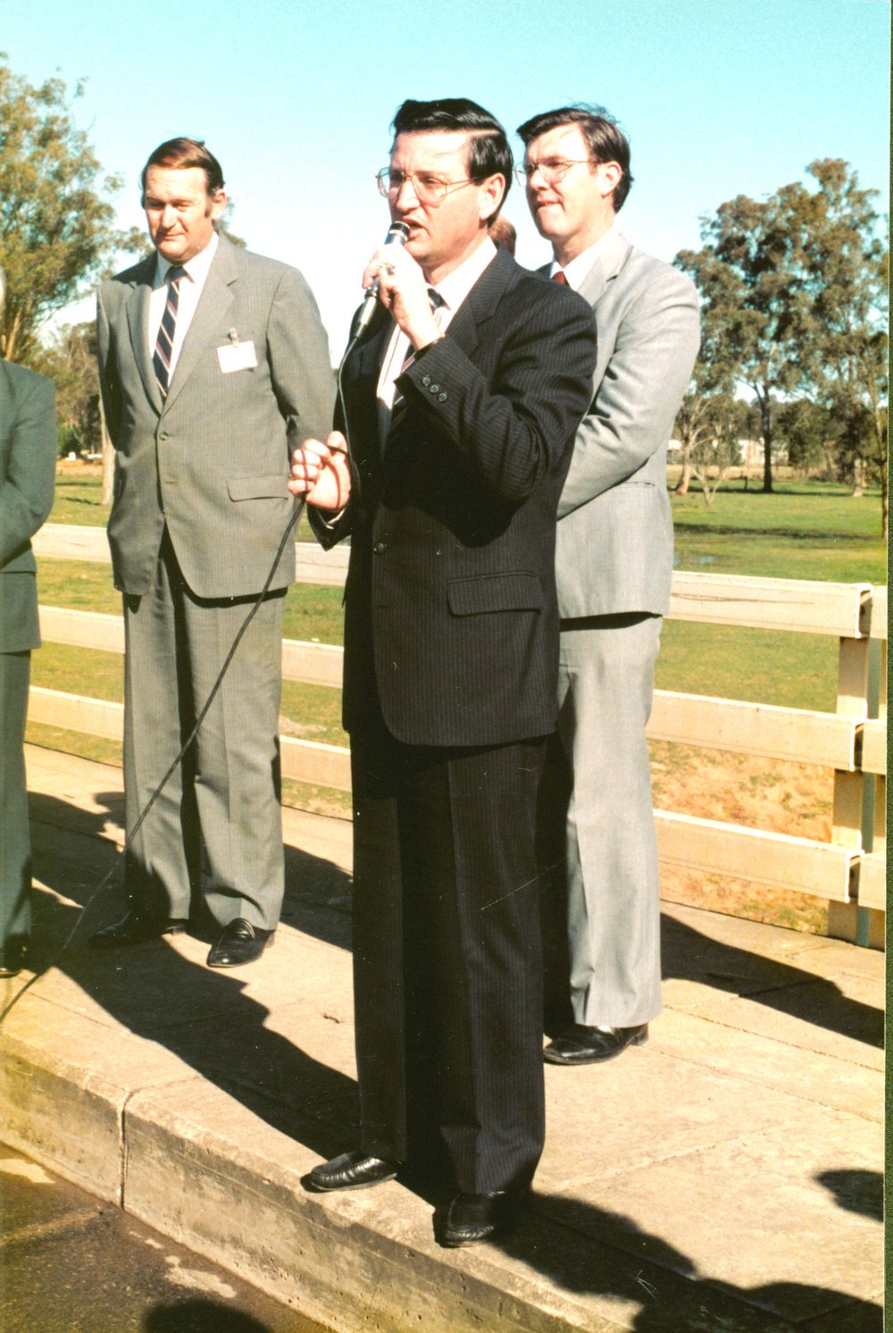 Official opening of Richmond Road Bridge, over Eastern Creek, Dean Park