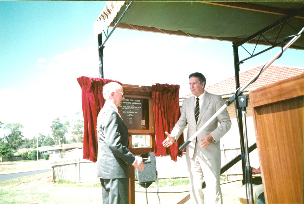 Official opening of Marayong Underpass