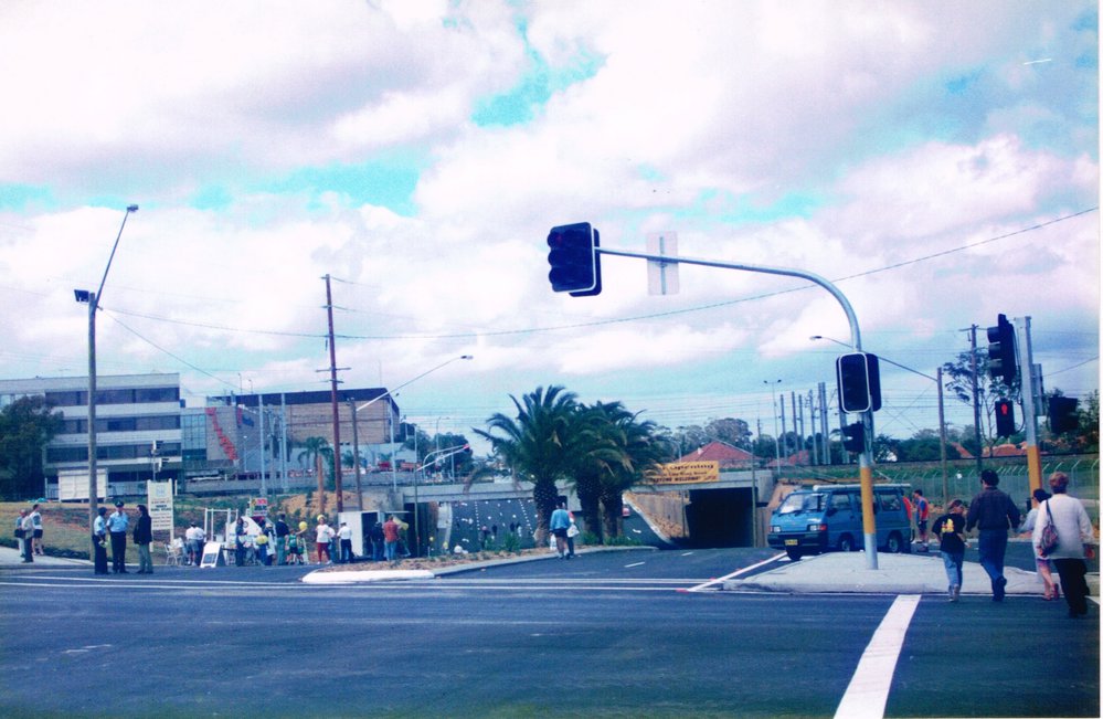 Opening of the Blacktown CBD ring road.