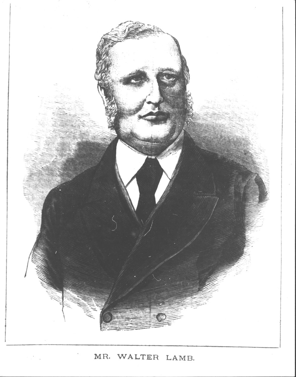 Portrait of Walter Lamb