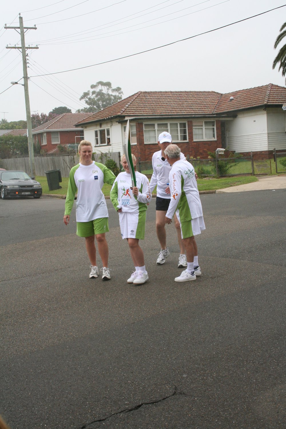 Queen's Baton Relay for the Melbourne Commonwealth Games.