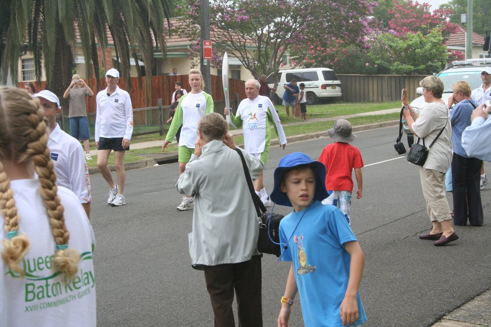 Queen's Baton Relay for the Melbourne Commonwealth Games.