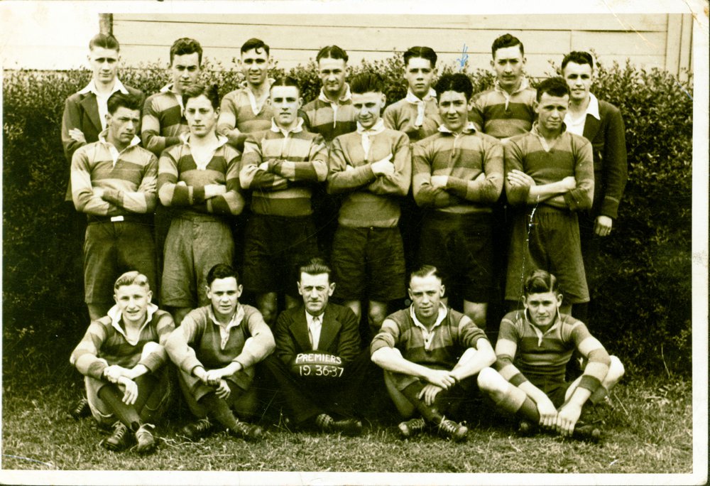 Rugby League Team,  Premiers 1936/37