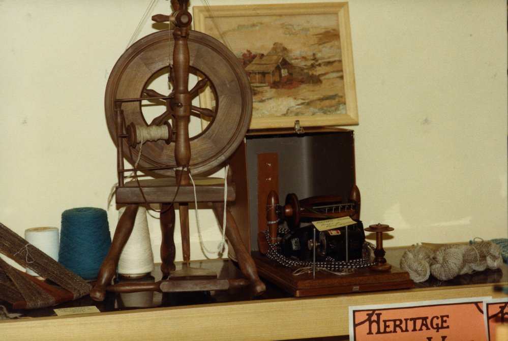Spinning wheels and wool