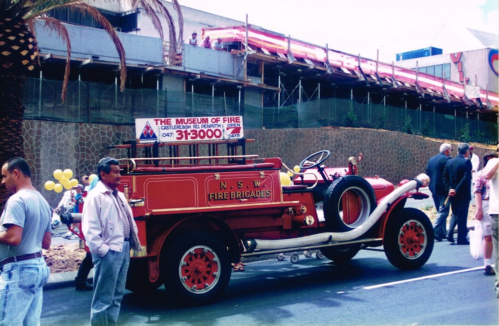 Vintage fire engine