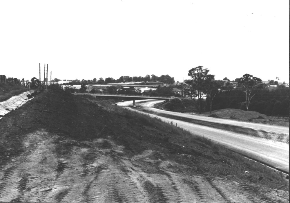 Construction of Western Motorway, M4 
