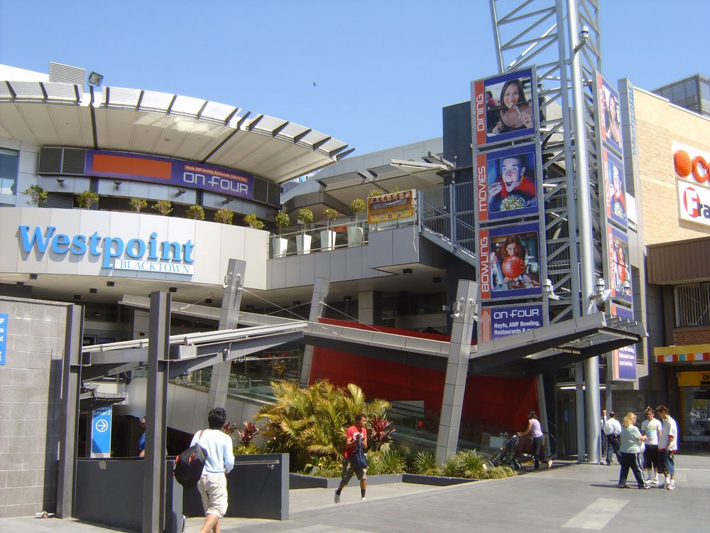 Westpoint Shopping Centre, Blacktown main entrance