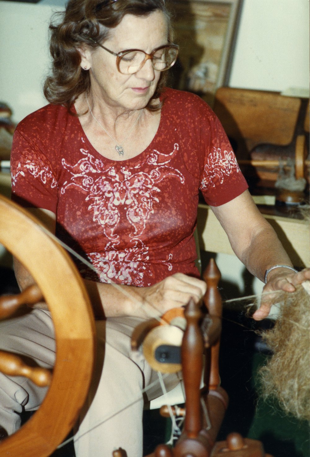 Woman spinning