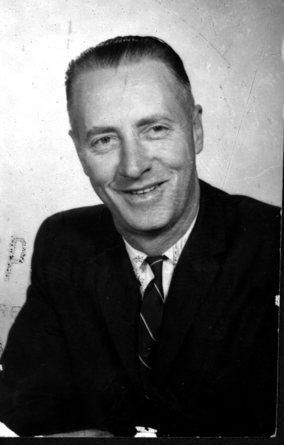 Portrait of Max Webber, Town Clerk