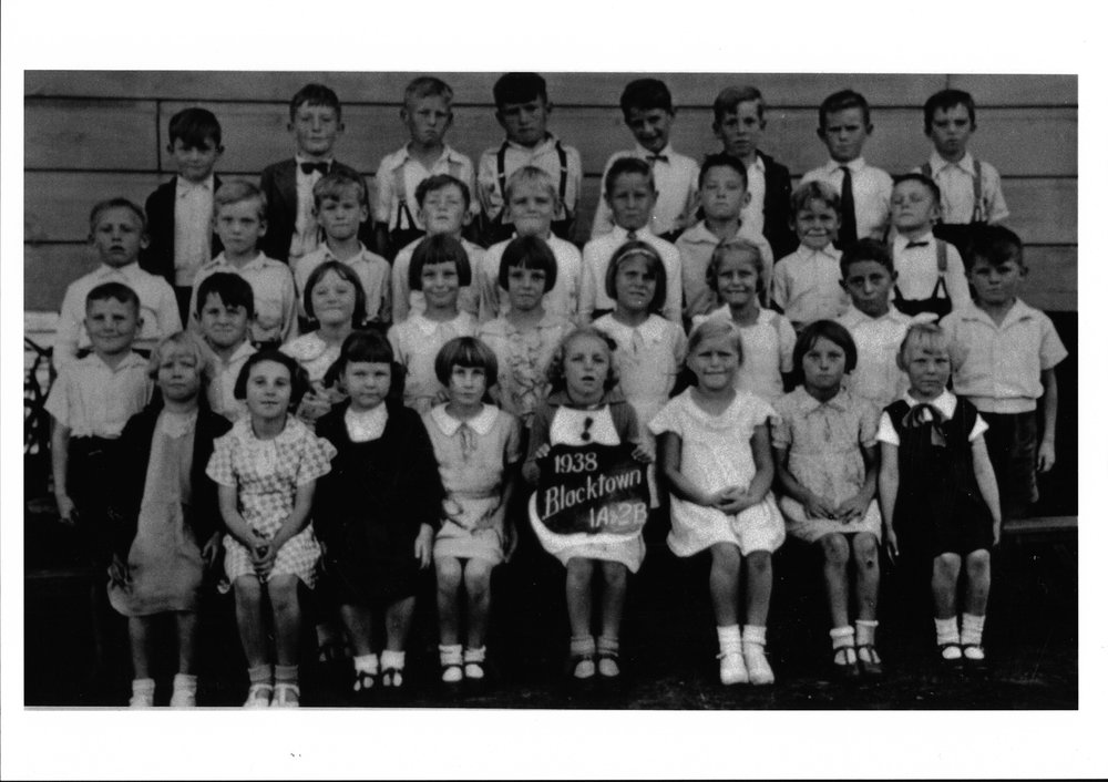 Blacktown Public School, 1938 class 1A - 2B