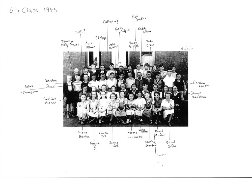 Blacktown Public School, 1945 6th class 
