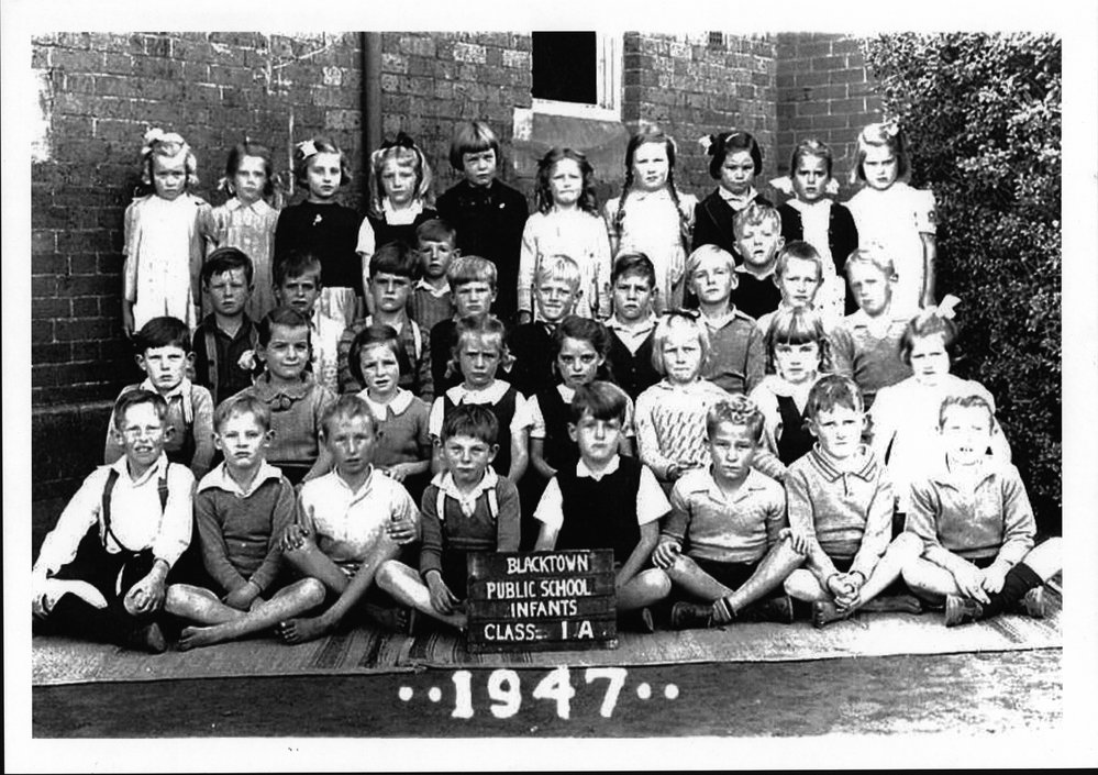 Blacktown Public School, 1947 class 1A Infants
