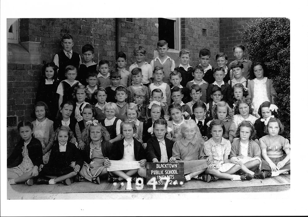 Blacktown Public School, 1947 class 1A Infants
