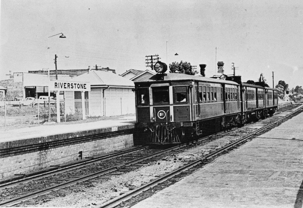 Rail Motor at Riverstone Railway Station