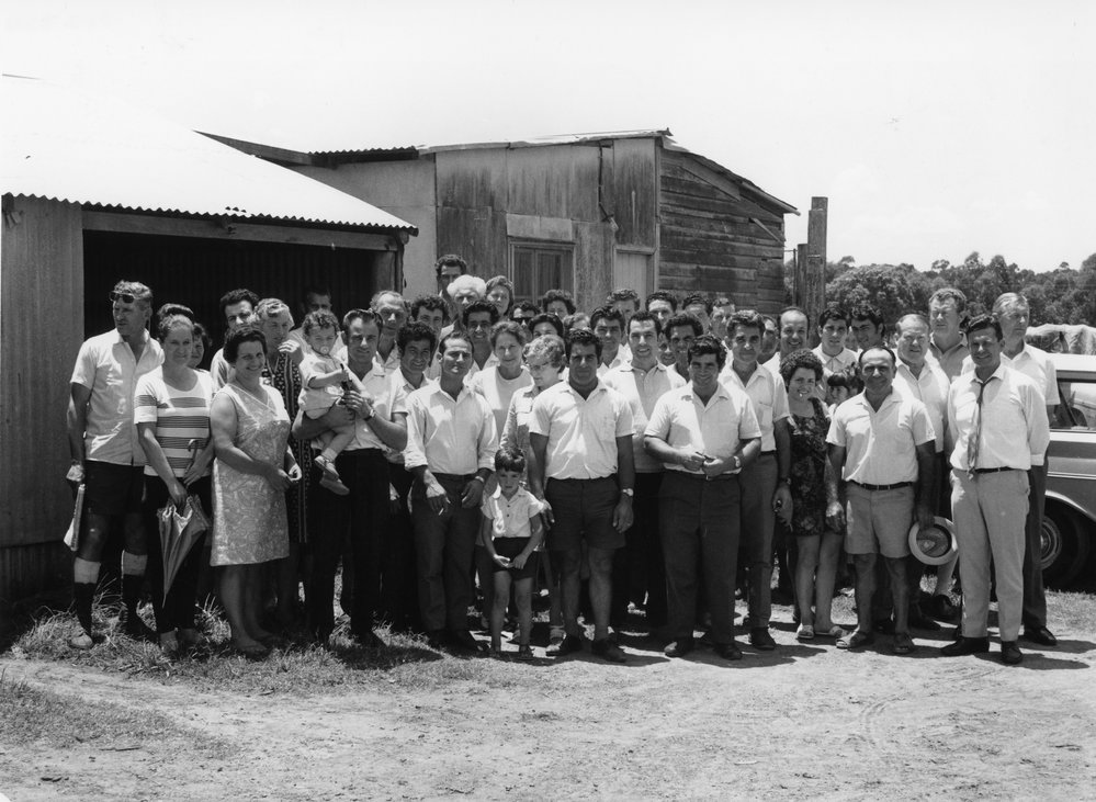 Protest against resumption of land at Plumpton