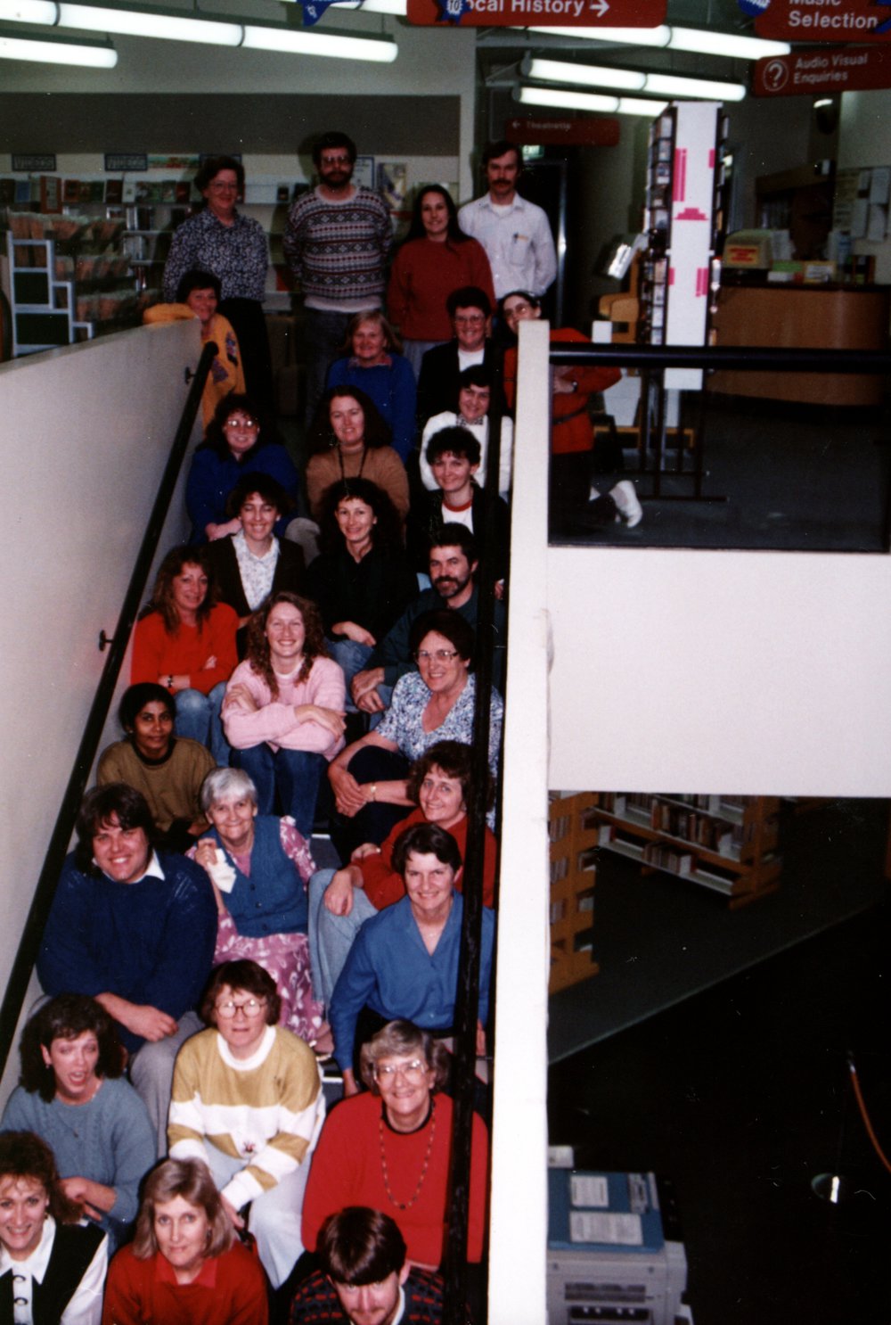 Group photograph, Max Webber Library staff