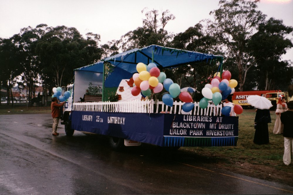 Library float, 1992 Blacktown City Festival 
