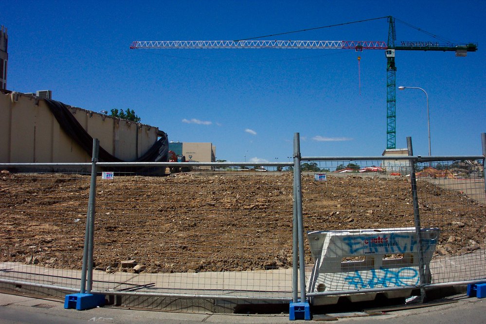 Max Webber Library and Westpoint construction site, Blacktown