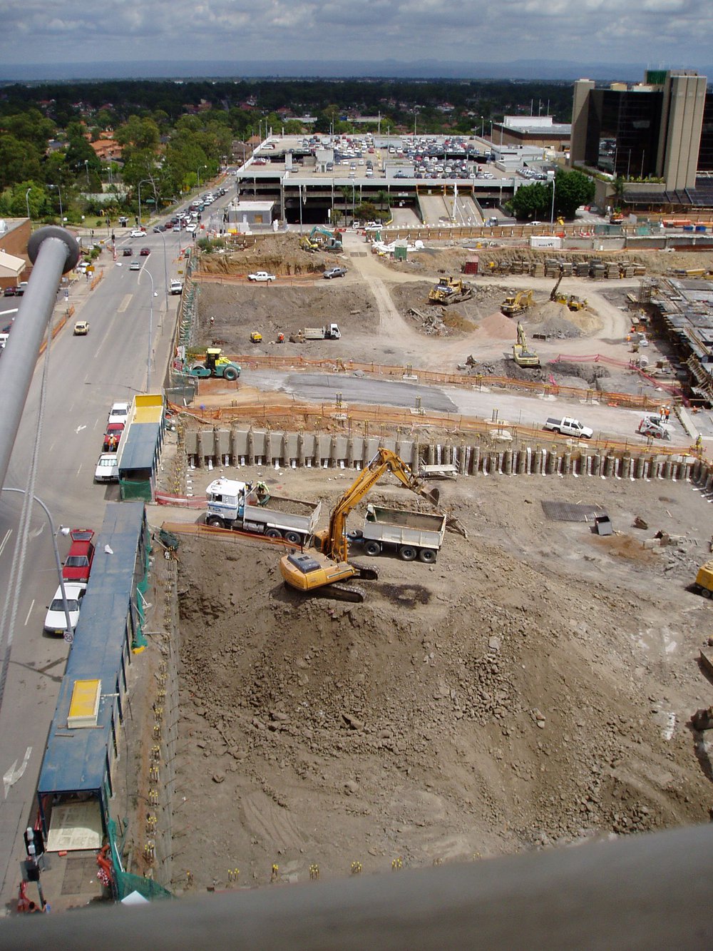 Max Webber Library and Westpoint construction site, Blacktown