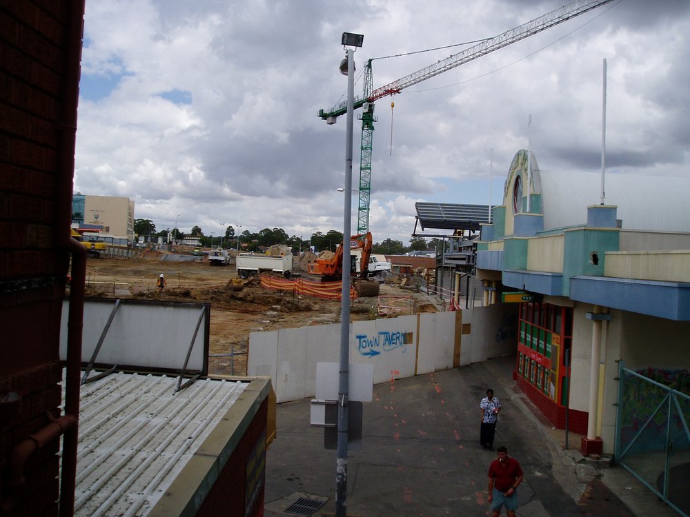 Construction of Westpoint Blacktown