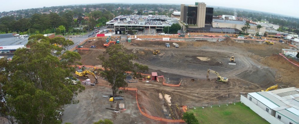 Max Webber Library and Westpoint construction site, Blacktown