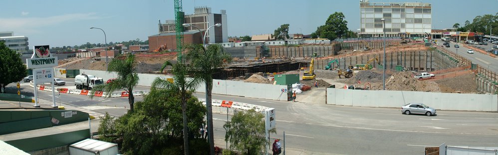 Max Webber Library and Westpoint construction site, Blacktown