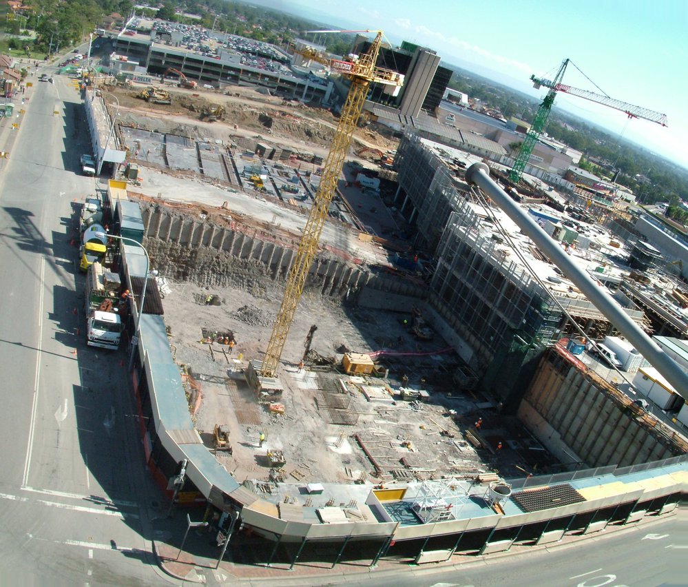 Max Webber Library and Westpoint construction site, Blacktown