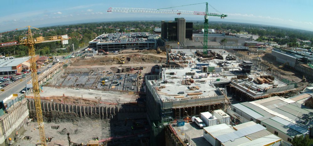 Max Webber Library and Westpoint construction site, Blacktown
