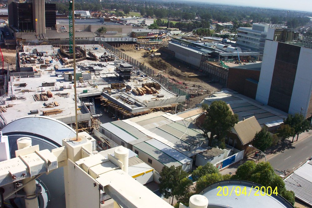 Construction of Westpoint Blacktown