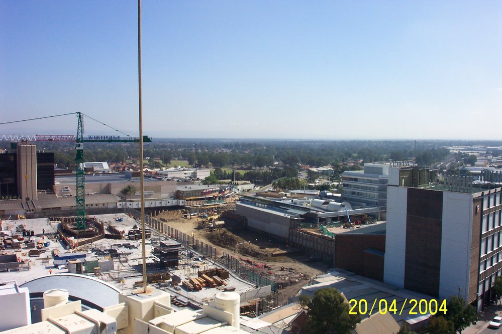 Construction of Westpoint Blacktown