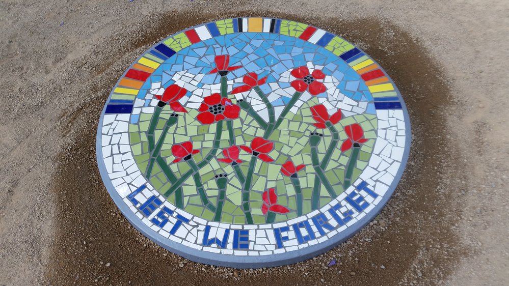Anzac Centenary Mosaics - Lest We Forget