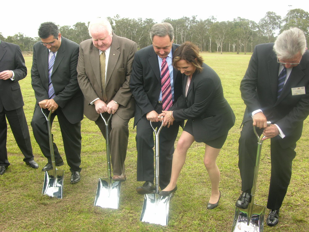 Ground breaking ceremony Blacktown Olympic Park, 2006