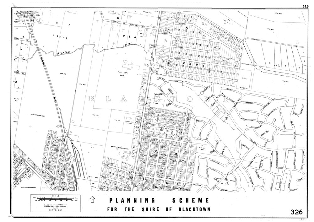 Blacktown Shire Council Planning Scheme, Sheet 326